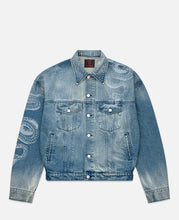 Washed Denim Jacket (Blue)