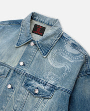 Washed Denim Jacket (Blue)