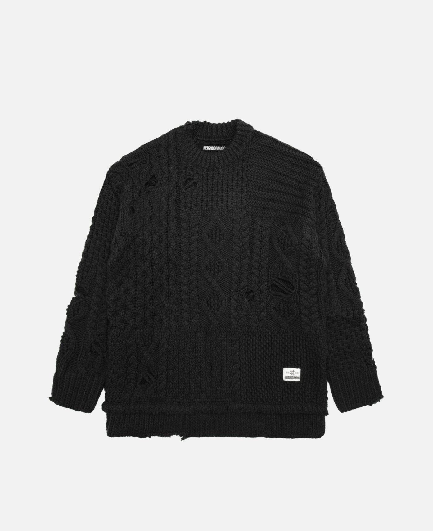 Patchwork Savage Sweater (Black)