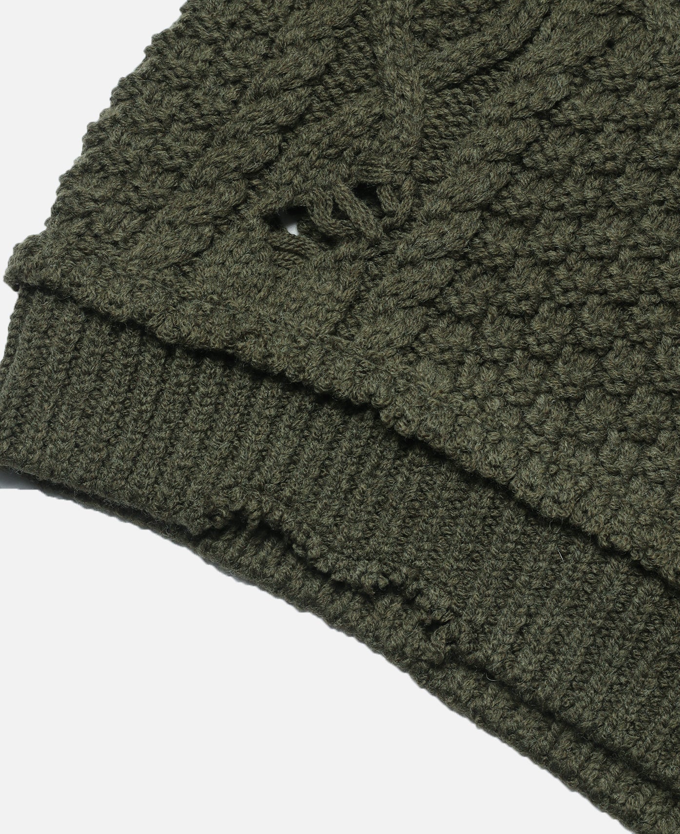 Patchwork Savage Sweater (Olive)