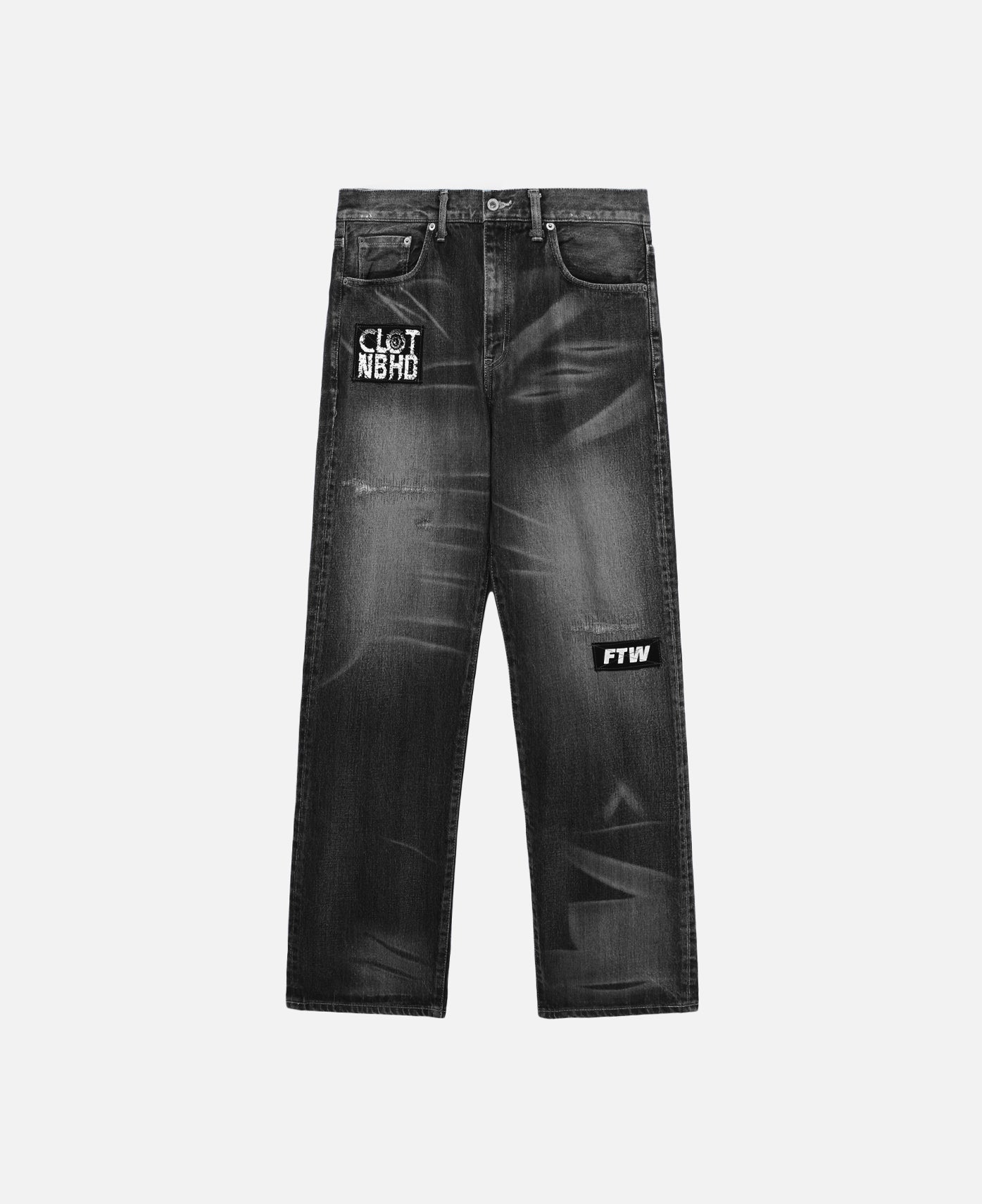 Savage Denim Deep Basic Pants (Black)