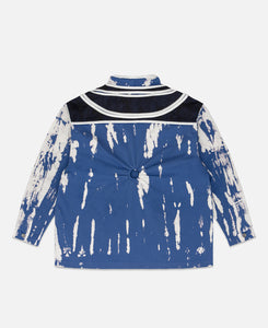 Falling Color Collage Jacket (Blue)