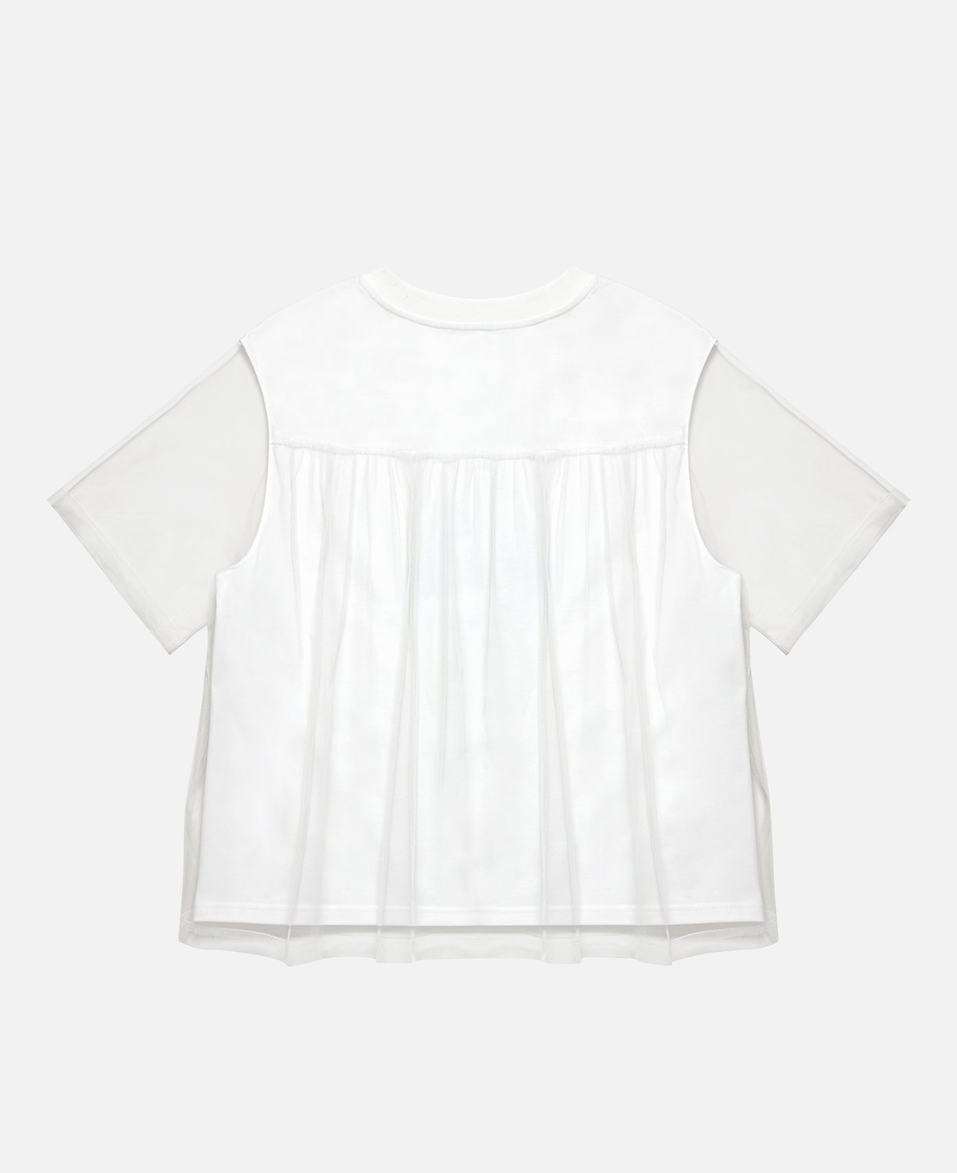 Abstract Flower Power Painting T-Shirt (White)