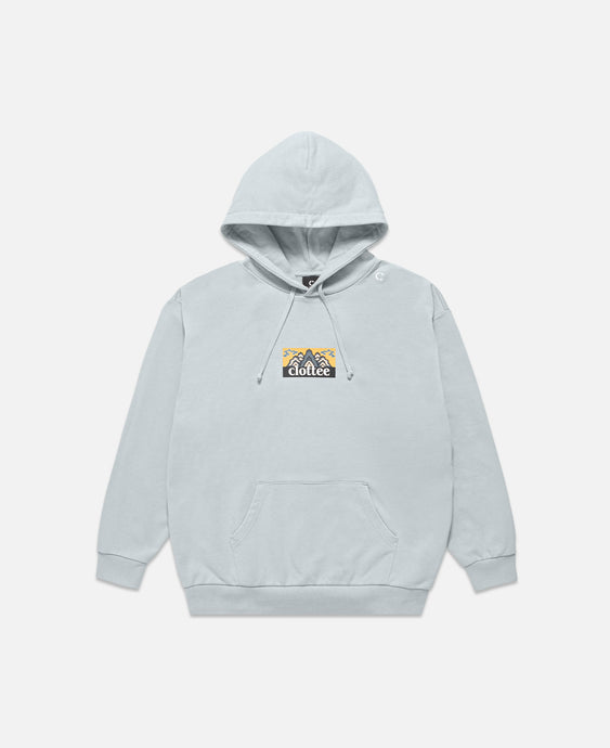 CLOTTEE Boxy Print Sweatshirt (Grey)