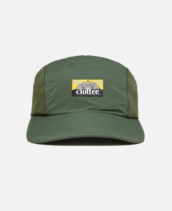 Nylon 5 Panel Hat (Olive)