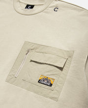Nylon Patch Pocket Sweatshirt (Khaki)