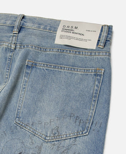 Beaker Bootcut Jeans (Blue)