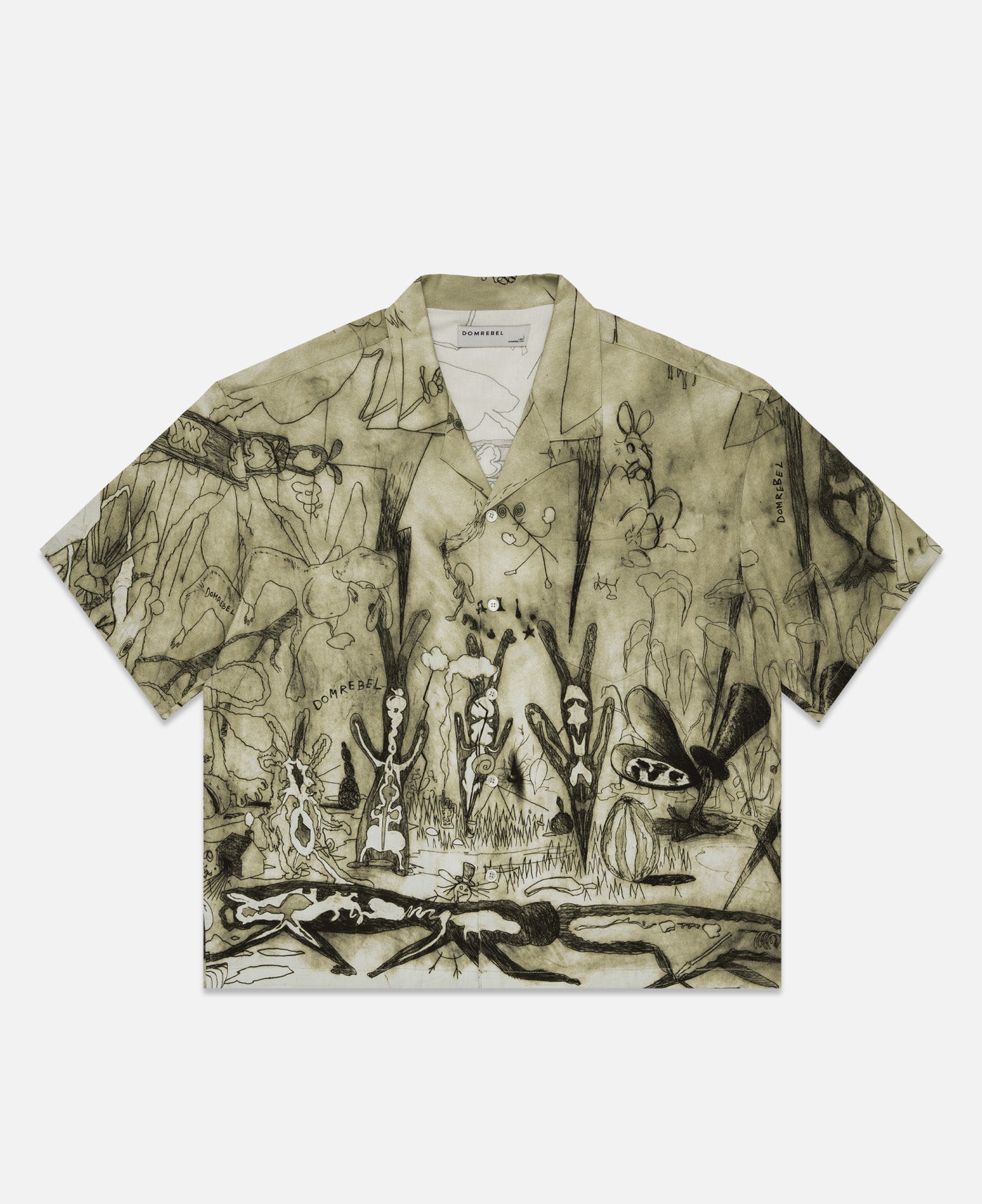 Elysium Camp Collar Shirt (Beige)