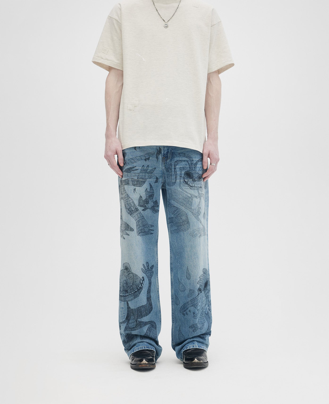 Hao Bootcut Jeans (Blue)