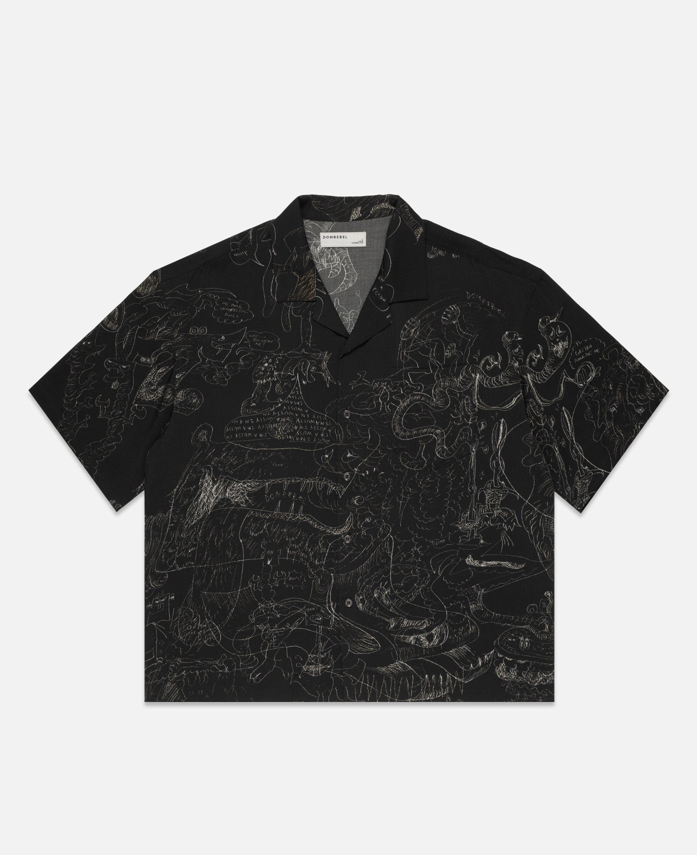 Utopia Camp Collar Shirt (Black)