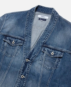 Denim Haori Jacket 3yr Wash (Blue)