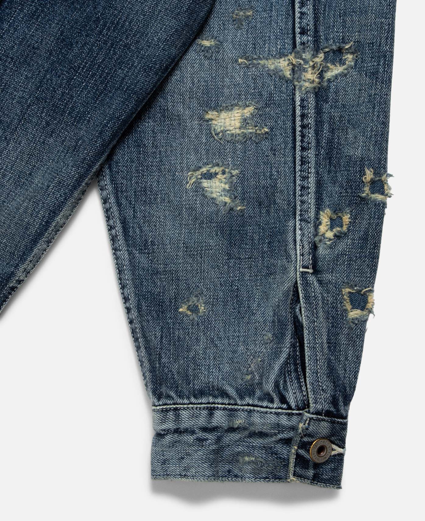 Denim Haori Jacket 5yr Wash (Blue)