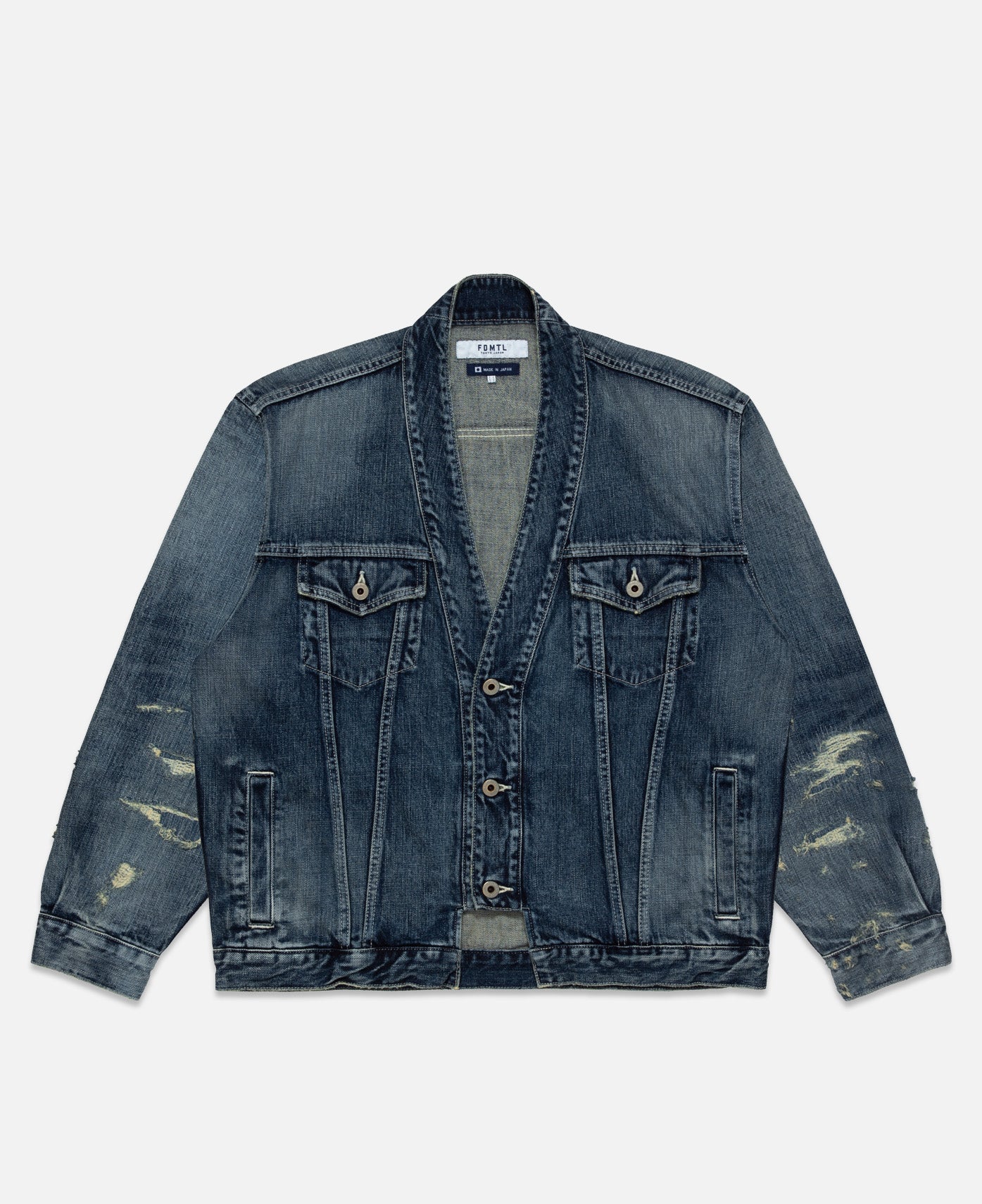 Denim Haori Jacket 5yr Wash (Blue)