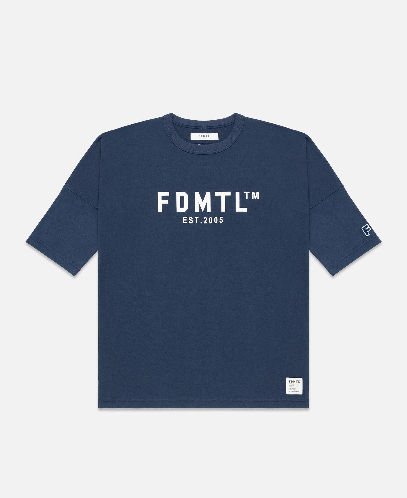 Logo Wide T-Shirt (Navy)