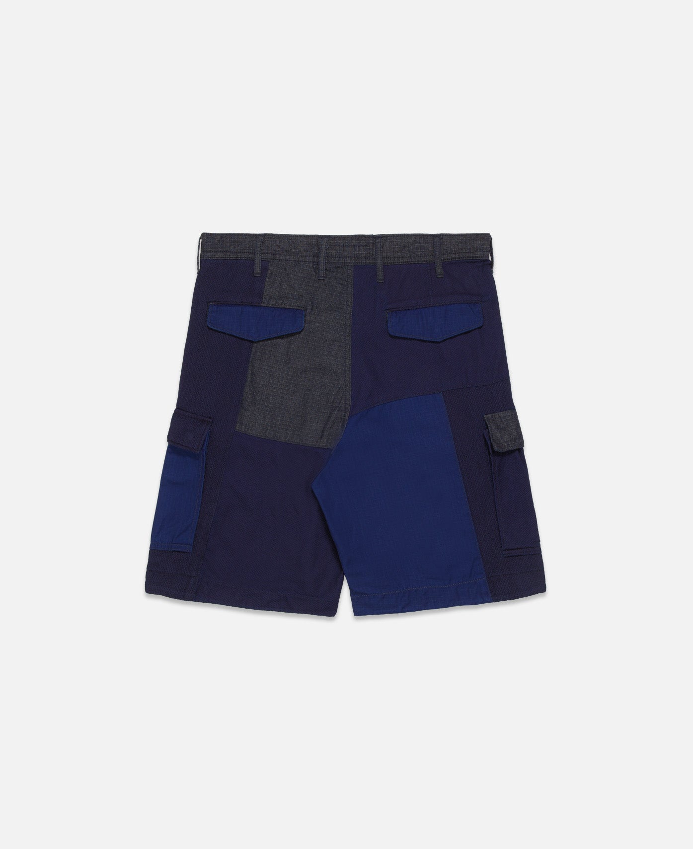 Patch Cargo Shorts (Blue)