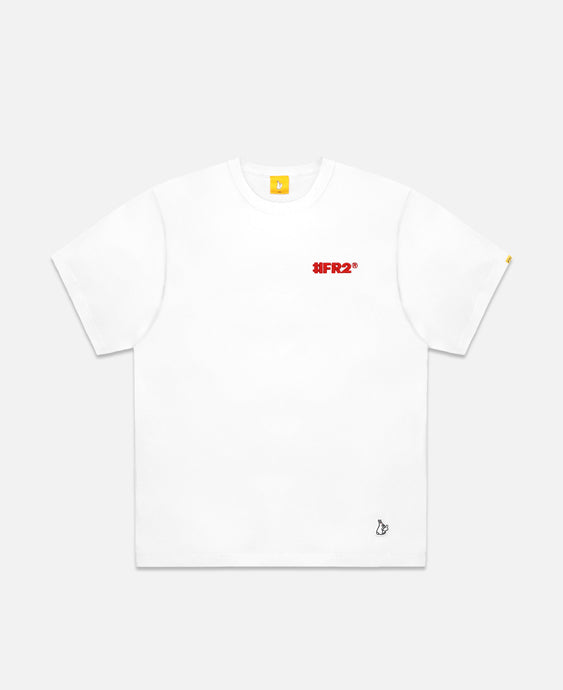 Embroidery Dharma Rabbit T-Shirt (White)