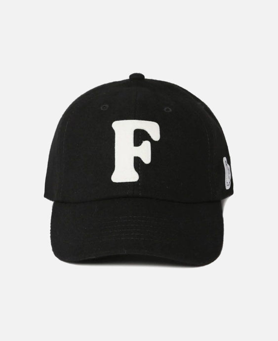 F Embroidery Logo Cap  (Black)