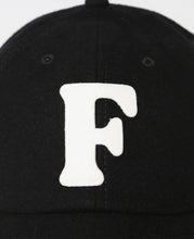 F Embroidery Logo Cap  (Black)