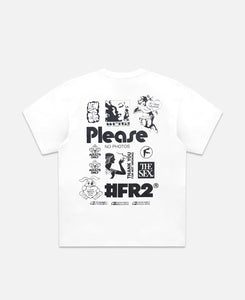 No Photos Please T-Shirt (White)