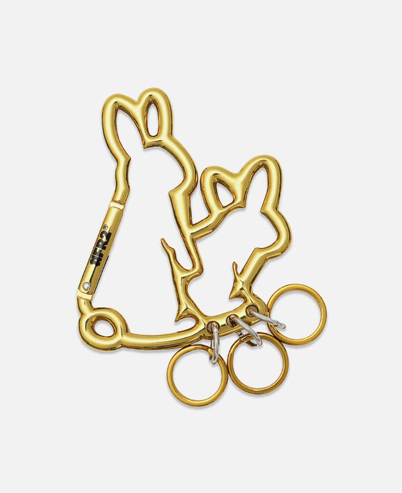 Rabbit Icon Carabiner (Yellow)