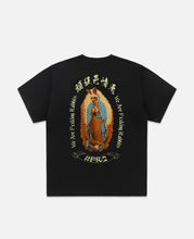 Rabbit Maria Embroidery T-Shirt (Black)