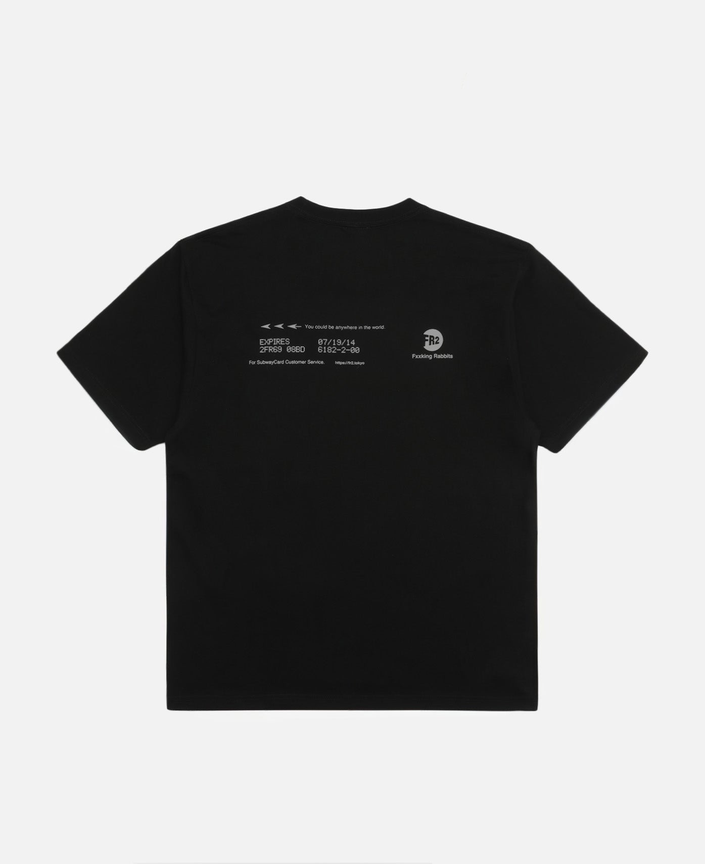 Rta Subway Card T-Shirt (Black)