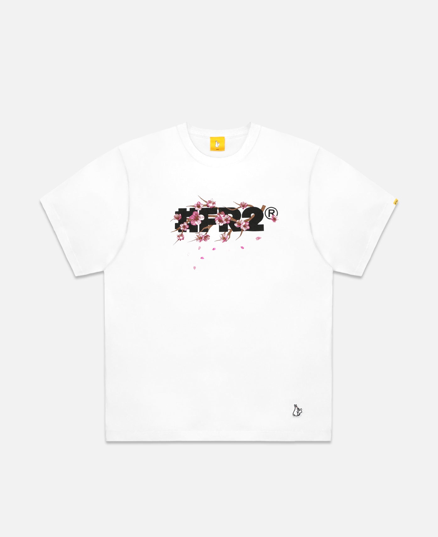 Sakura Embroidery #FR2 Logo T-Shirt (White)