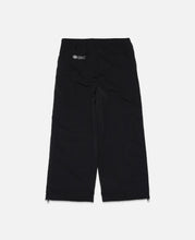 Switching Nylon Wide Pants (Black)