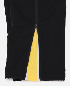 Switching Nylon Wide Pants (Black)