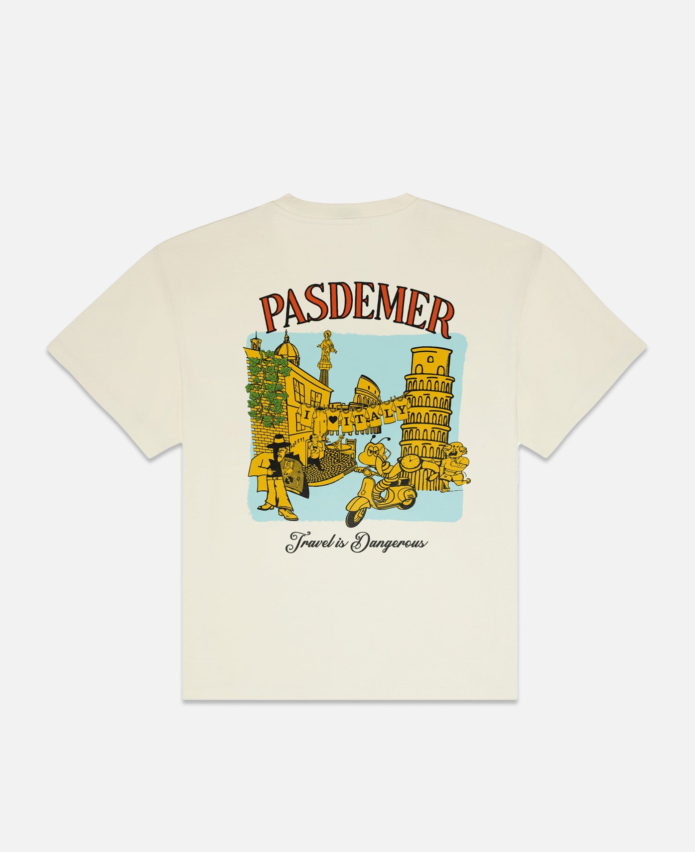 I Love Italy T-Shirt (Cream)