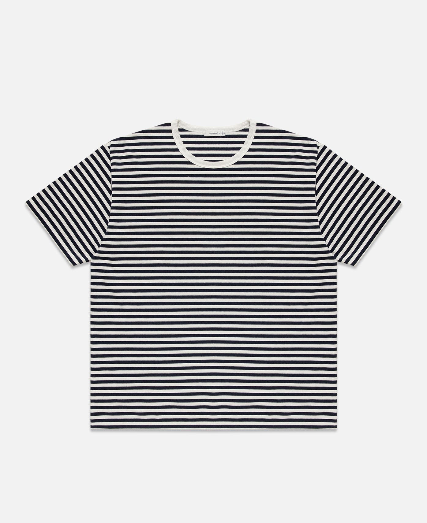 COOLMAX Stripe Jersey T-Shirt (Navy)