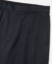 Double Pleat Chino Pants (Navy)