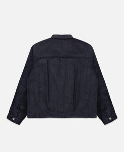 Short Denim Jacket (Navy)