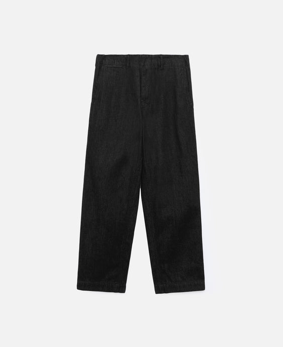 Wide Denim Pants (Black)