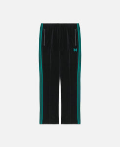 Narrow Track Pants - C/Pe Velour (Black)