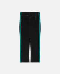 Narrow Track Pants - C/Pe Velour (Black)