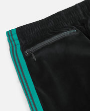 Narrow Track Pants - C/Pe Velour (Black)