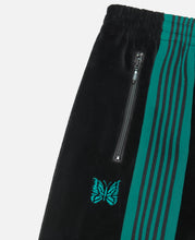 Narrow Track Pants - C/Pe Velour (Black)