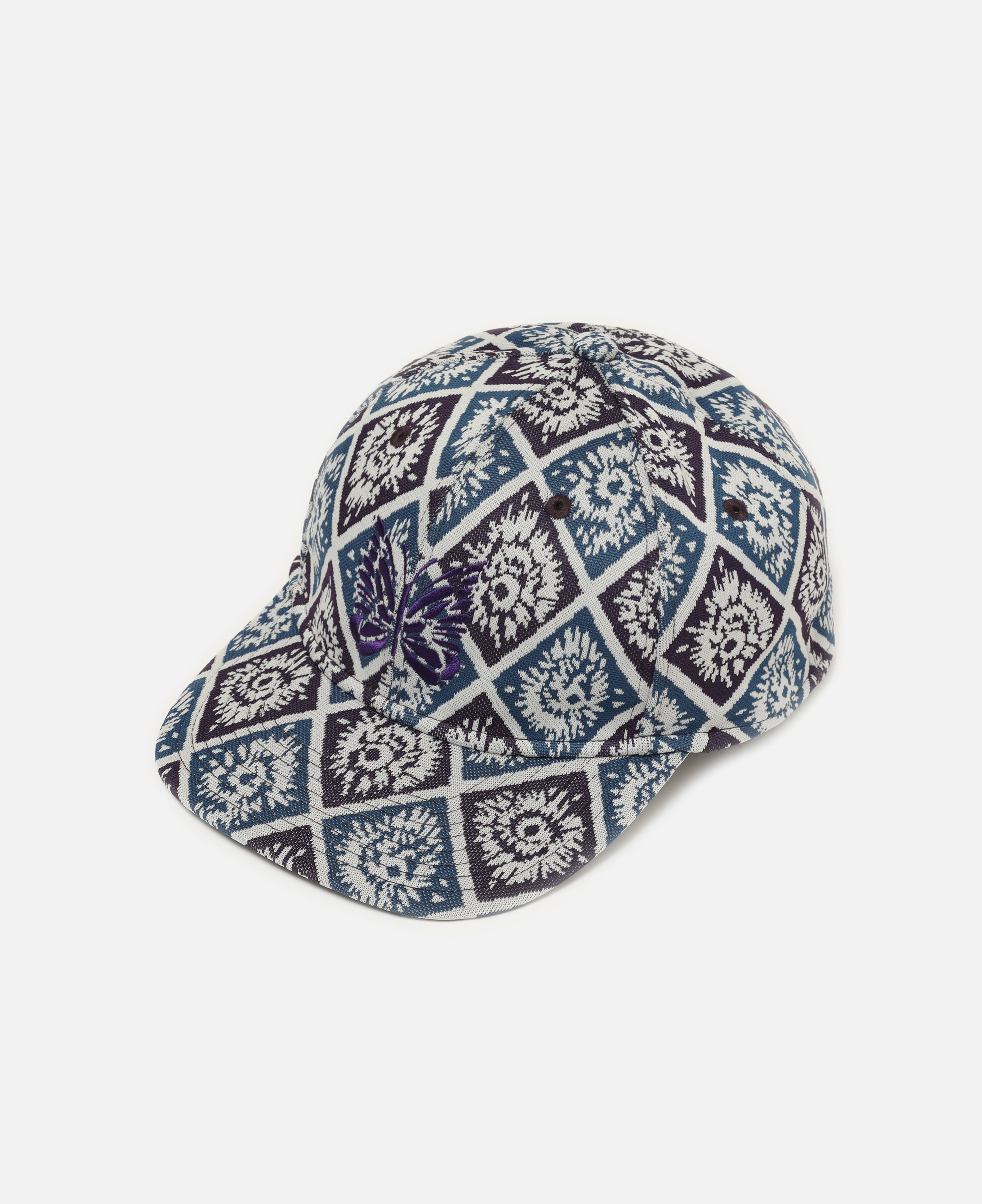 Baseball Cap - Poly Jacquard (Blue)