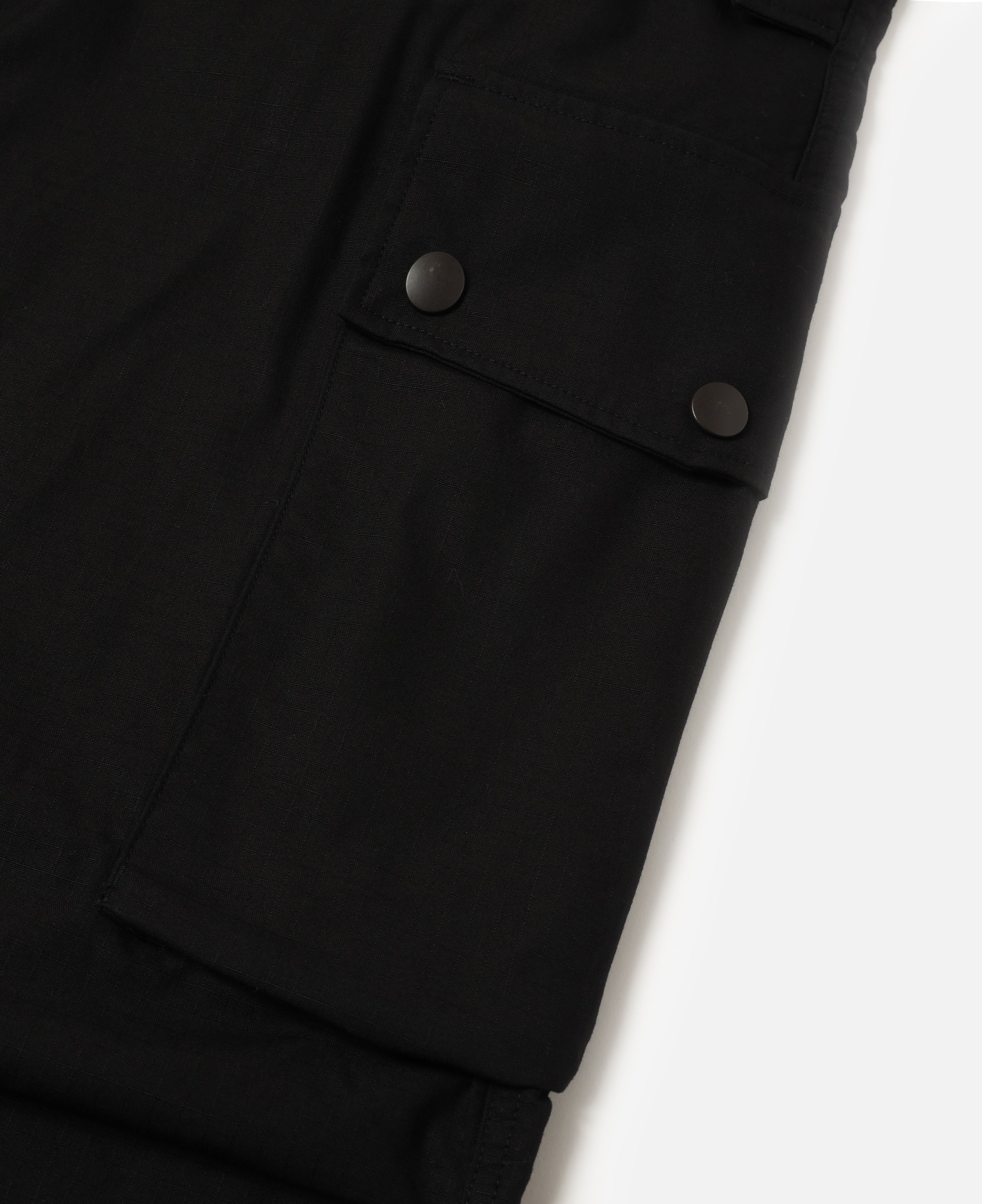 Field Shorts - Cotton Ripstop (Black)