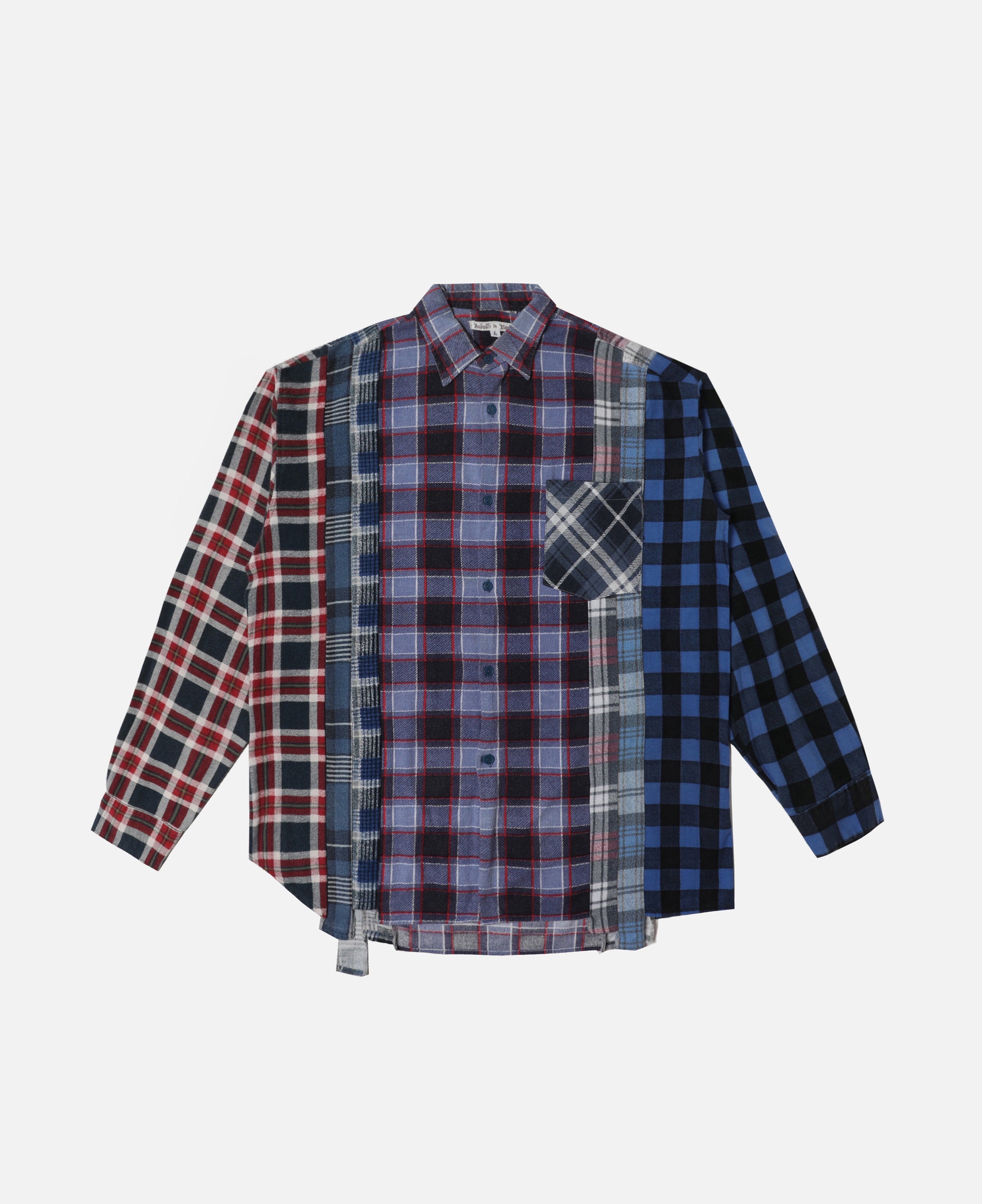 Flannel Shirt - 7 Cuts Shirt (Multi) (Size L)