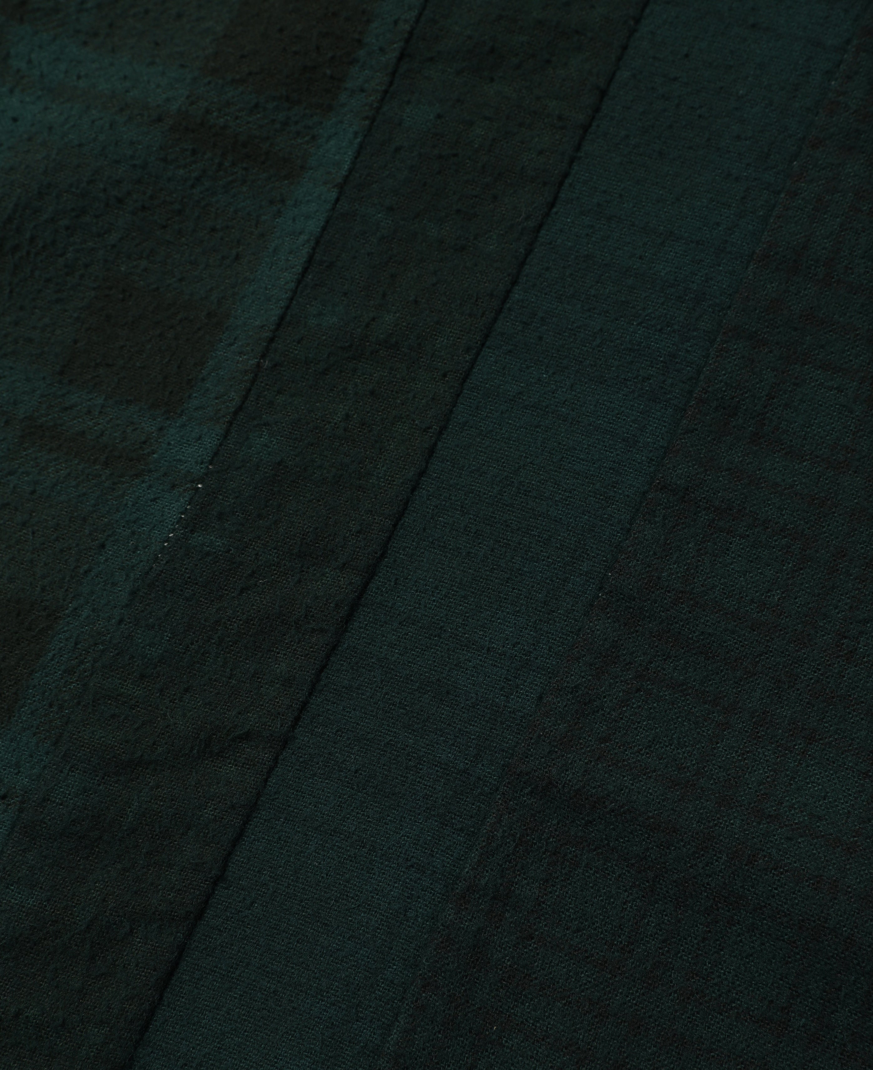 Flannel Shirt - 7 Cuts Shirt/Over Dye (Green)