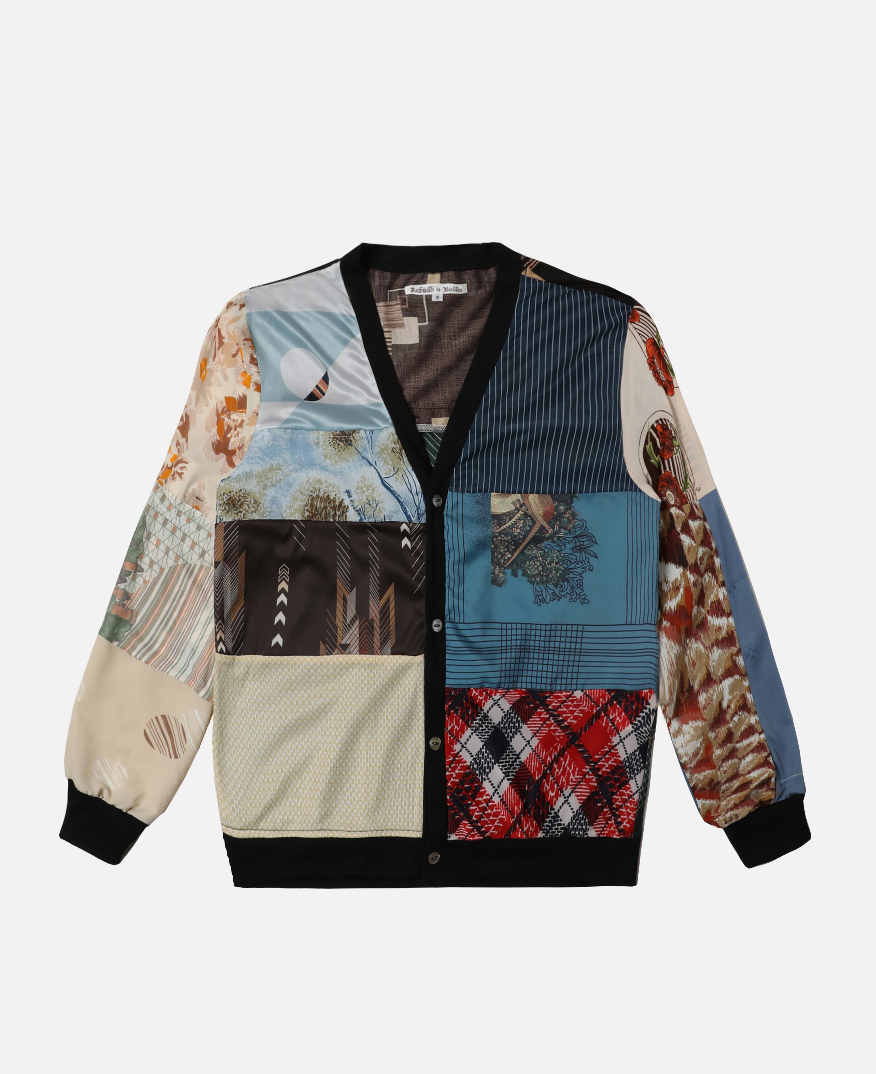 Polyester Shirt - Cardigan (Multi) (Size S)