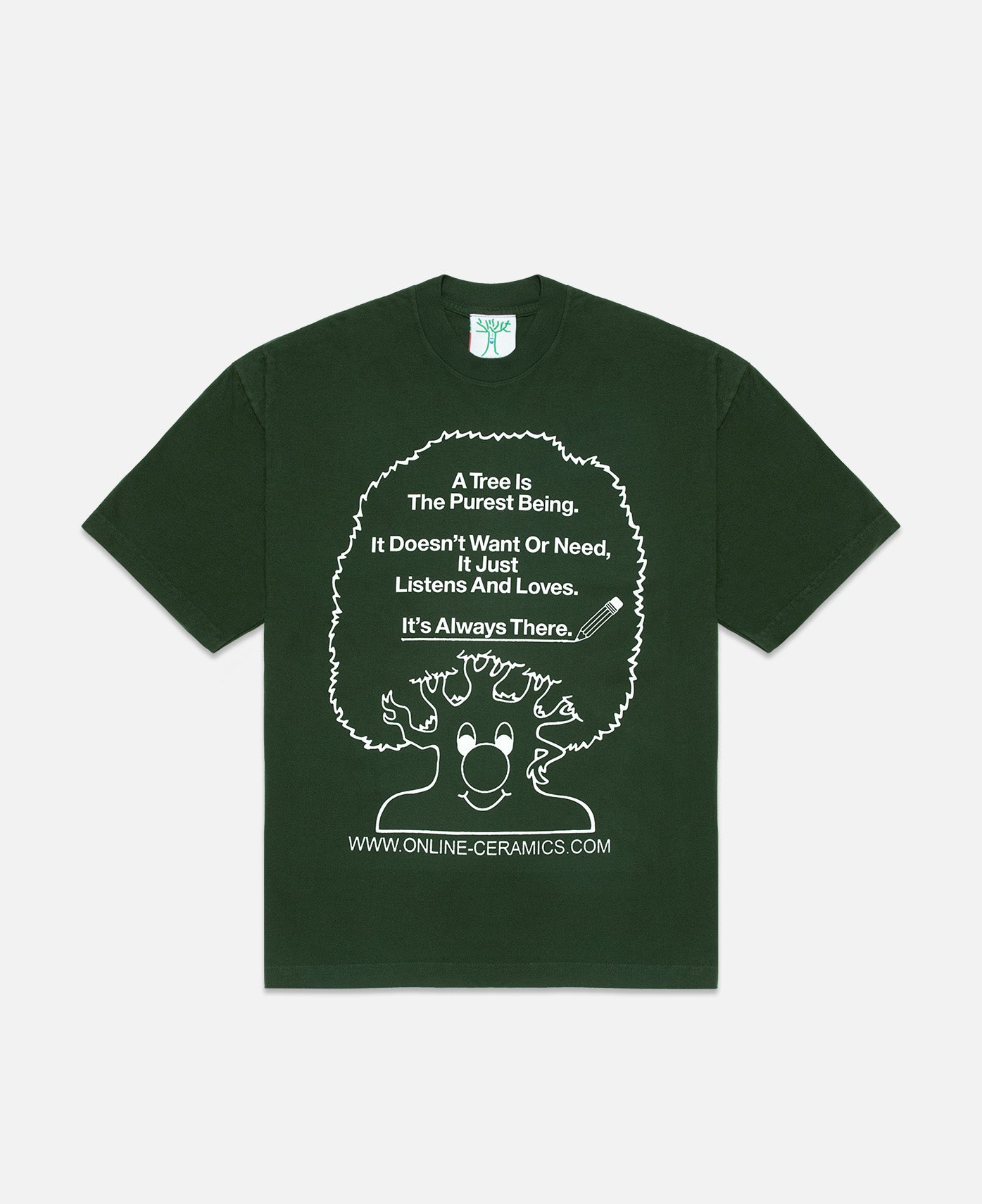 A Tree The Purest Being T-Shirt (Green)