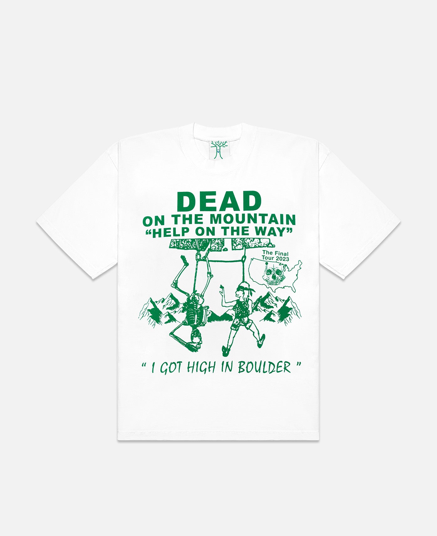 Dead On The Mountain T-Shirt (White)