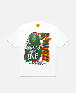 "Wake Up And Live'' T-Shirt (White)