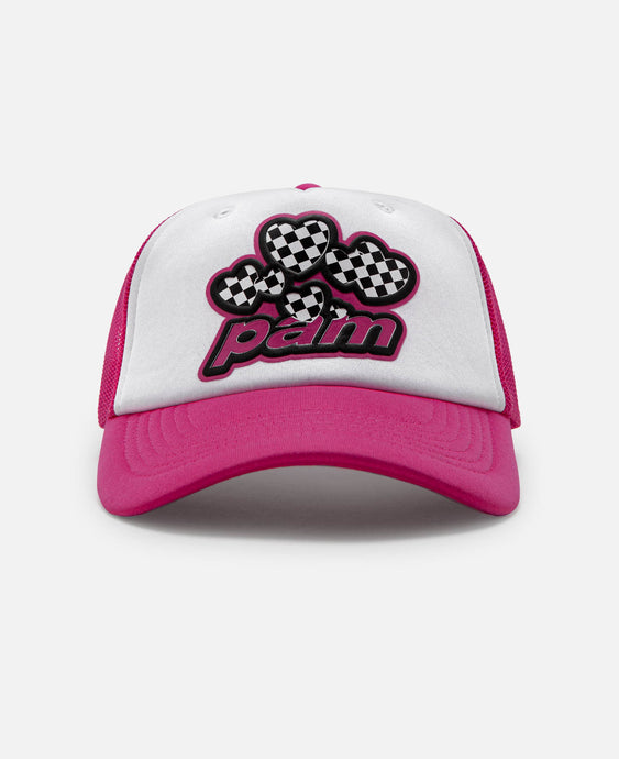 Love On The Line Trucker Cap (Pink)