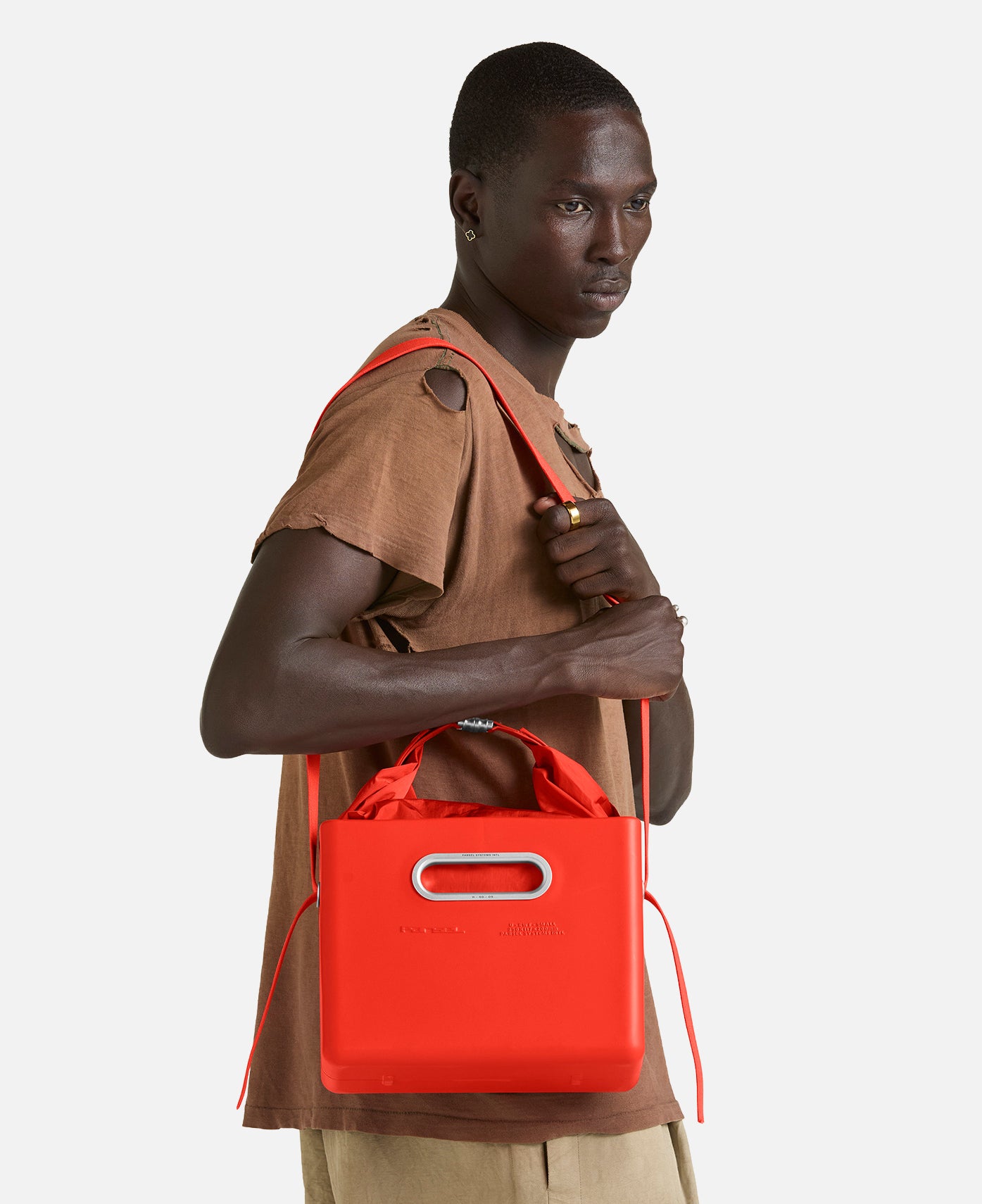 East West Tote - Small (Orange)