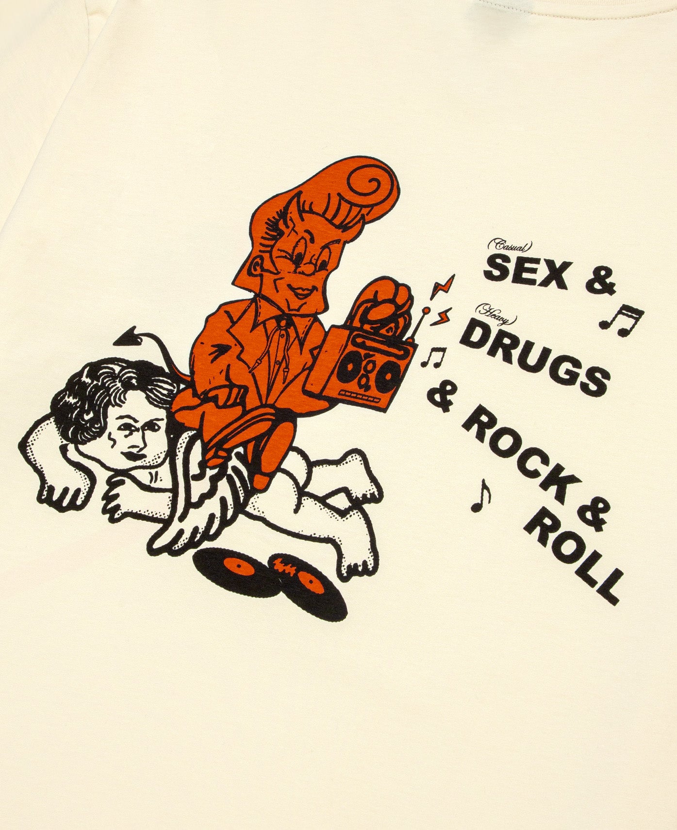 Sex Drugs T-Shirt (Cream)