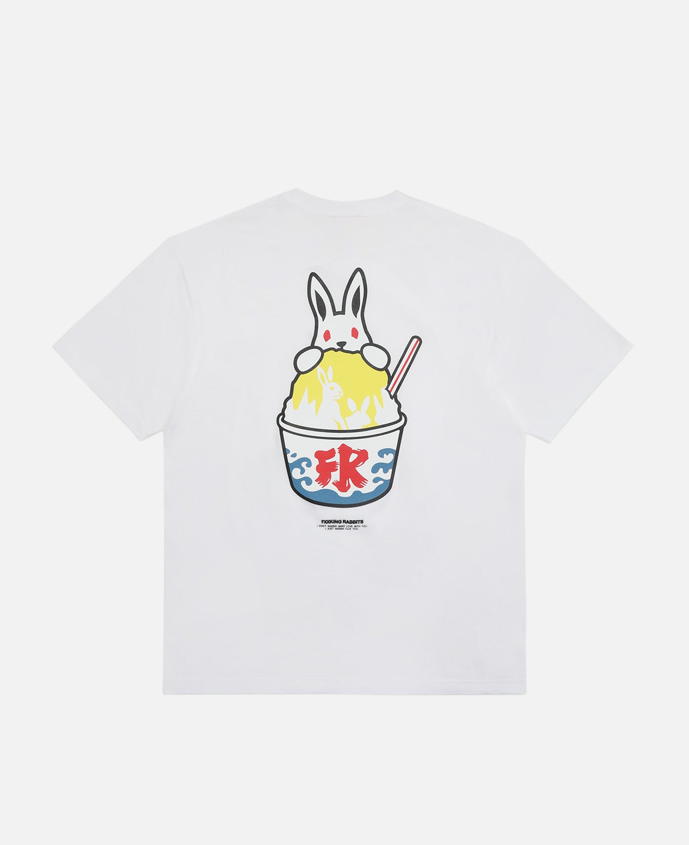 Shaved Ice Rabbit T-Shirt (White)